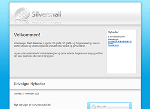 Billede af nyt webdesign
